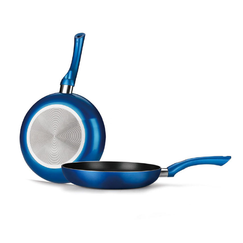 Stekepannesett 24cm 28cm keramisk non-stick stekepannesett for kjøkken hjemmelaging og utendørs camping