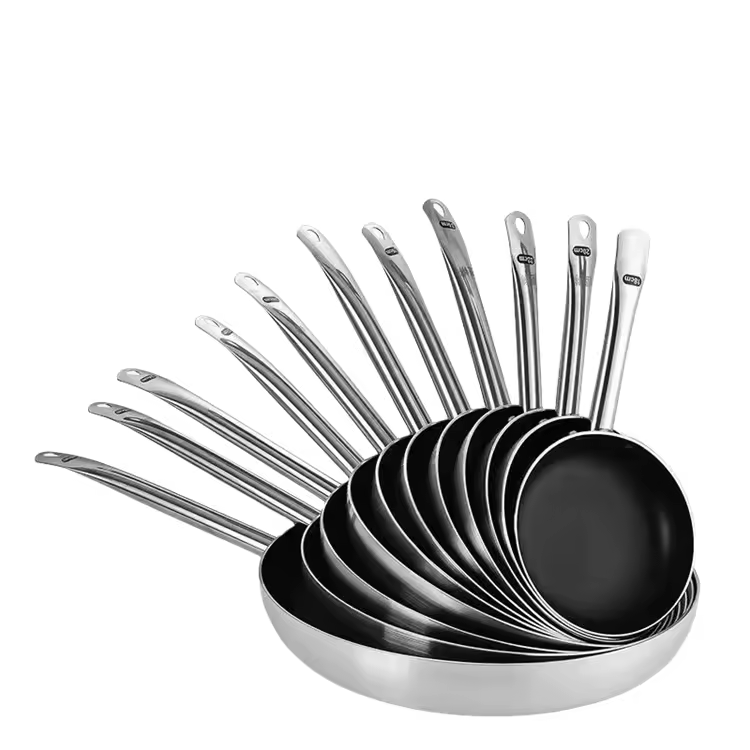 Kjøkkenkokekar 10 stk non-stick aluminium lagergrytesett