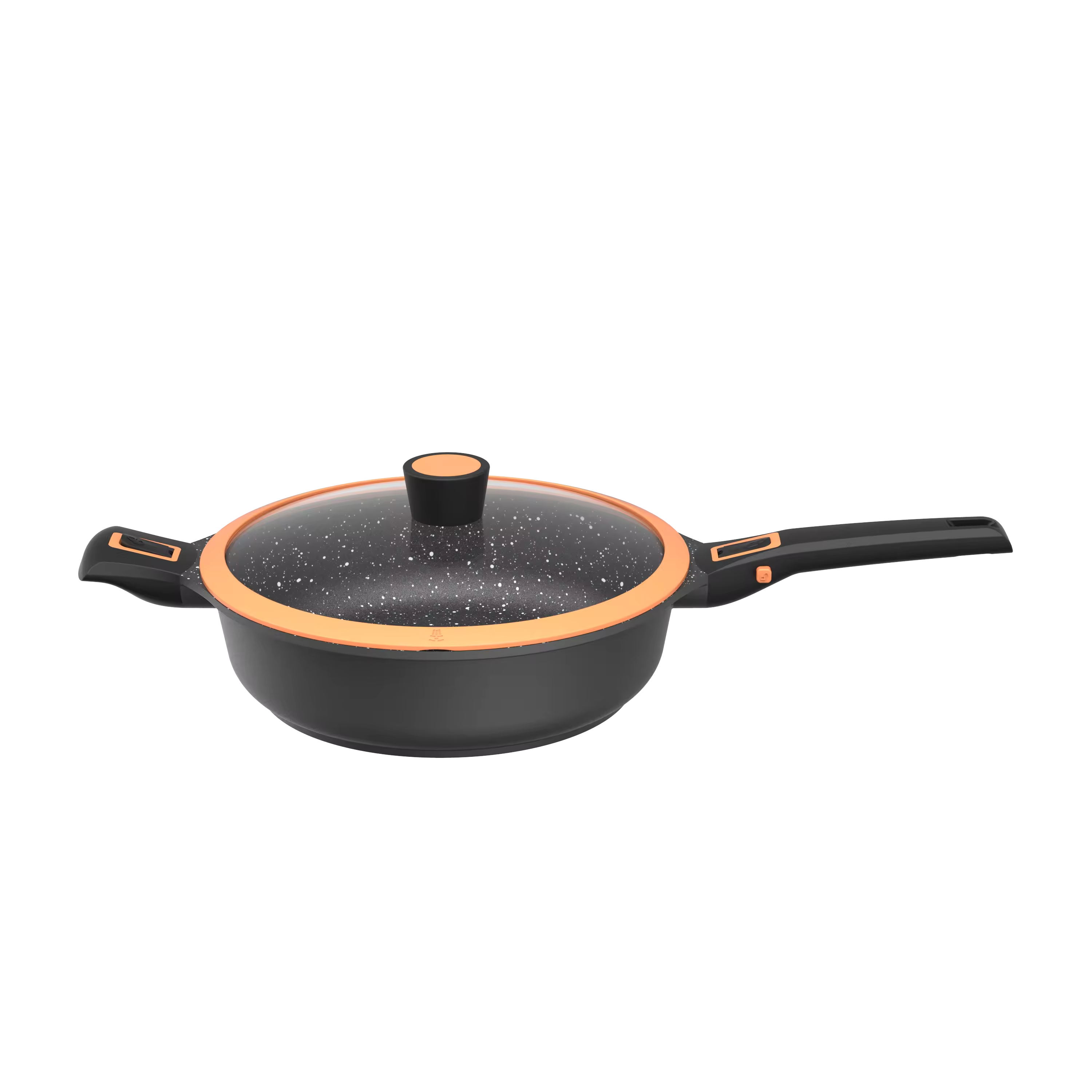 Leerpan aluminium sobadora de pota brød støpt aluminium dypkake stek iskrem ast maskin dobbel panne med lokk