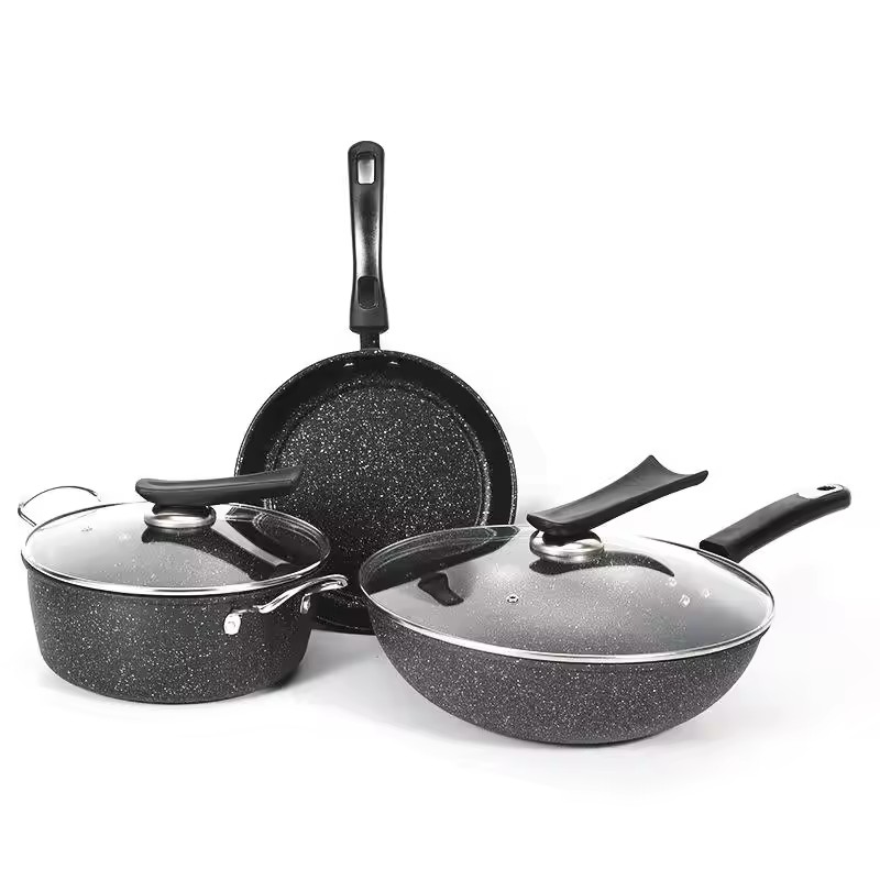 Kokekarsett Non-Stick Pan Stekepanne Langvarig Non Stick Kokekar Sett