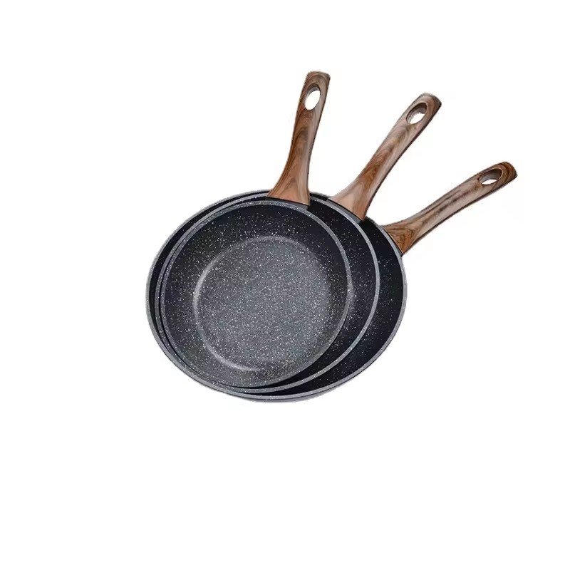 Flatbunnet grytesett non-stick panne stekeegg induksjonskomfyr gasskomfyr universal stekepanne