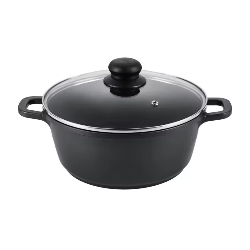 Leer Electric Dumpling Marble Fry Stone Stekepanne