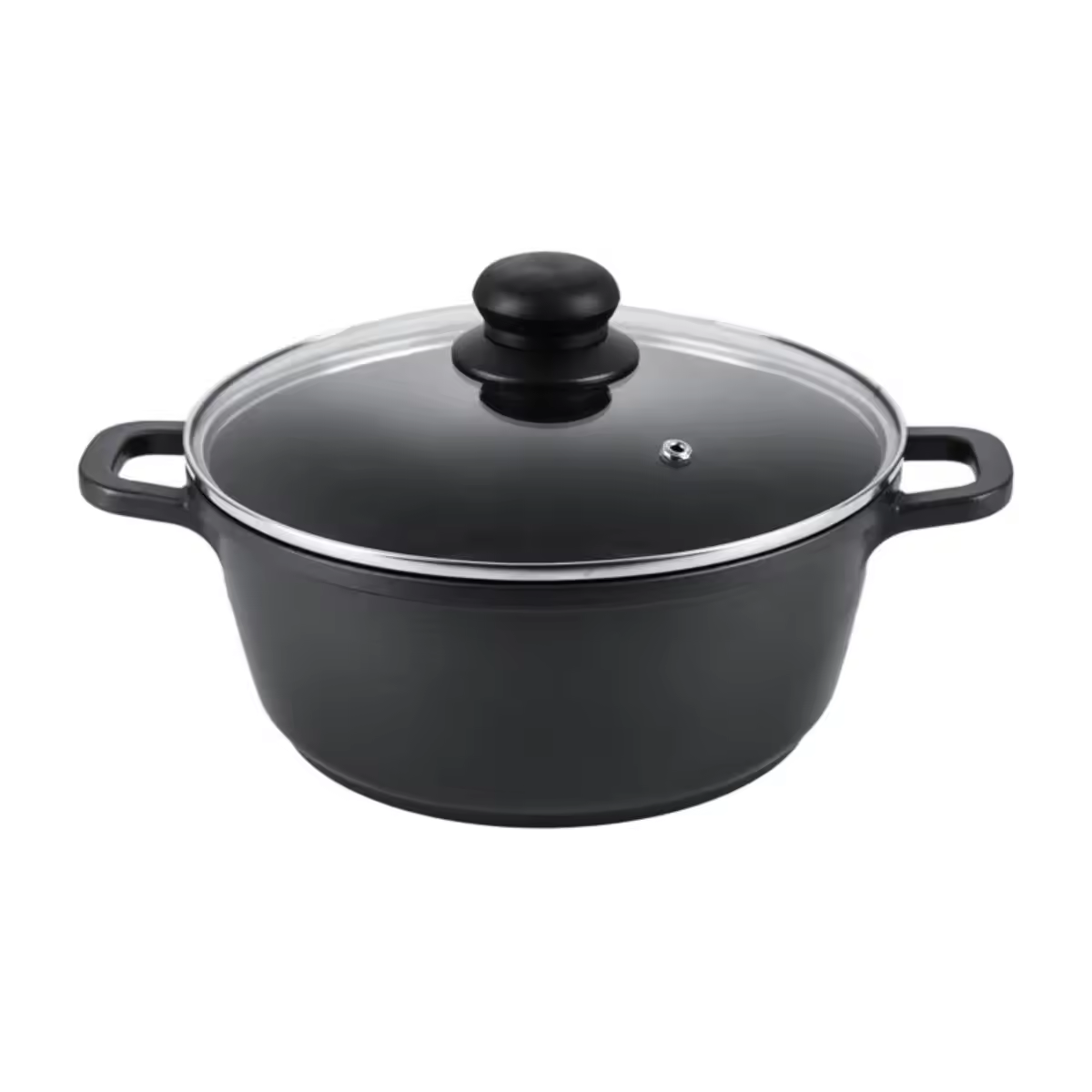 Slitesterk tilpasset logo non-stick keramisk belegg aluminium gryteretter panne sokkel med lokk