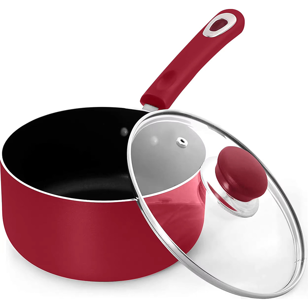 18cm 20cm 22cm 24cm 26cm Custom Logo Size Nonstick Milk Sauce Pot Pan med lokk