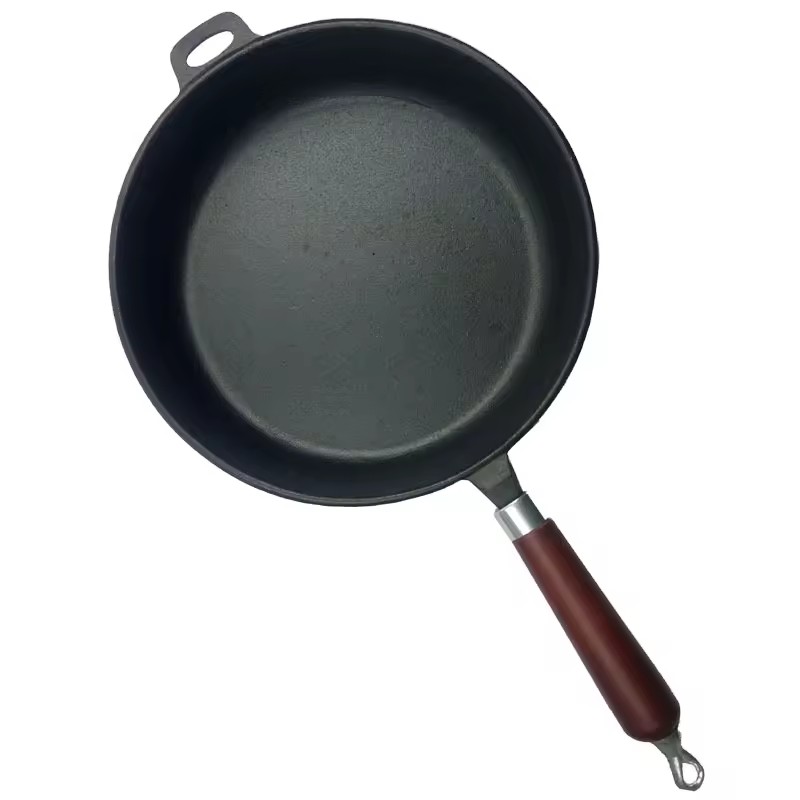 Støpejern non-stick stekepanne